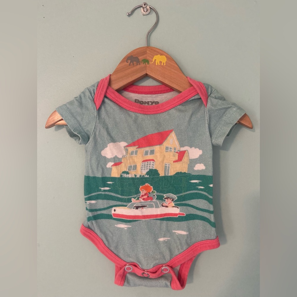 Studio Ghibli Ponyo Sosuke & Ponyo Onsie 0-3 months